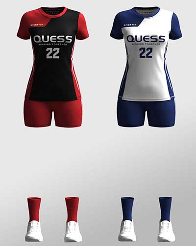 DIY 自訂制排球球衣