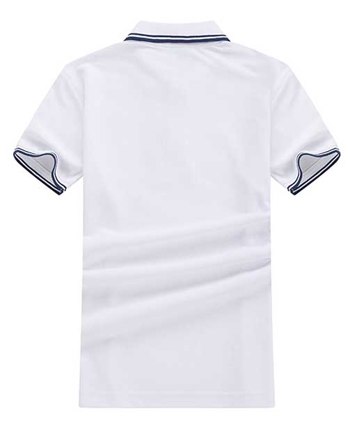 間色領珠地Polo Shirt (180g)