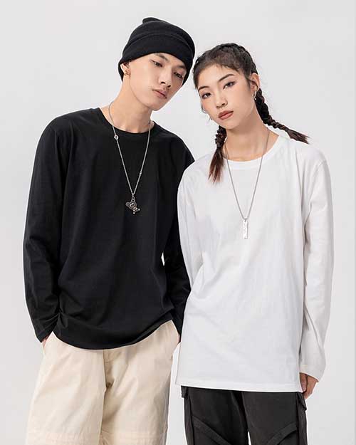 森弘重磅純棉長袖T-Shirt (220g)