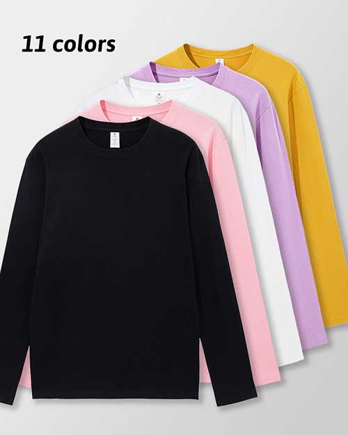 森弘重磅純棉長袖T-Shirt (220g)